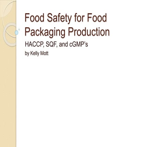 Basics of FDA GMP Training | PPT