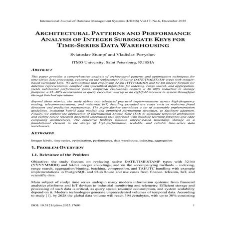 ARCHITECTURAL PATTERNS AND PERFORMANCE ANALYSIS OF INTEGER SURROGATE ...