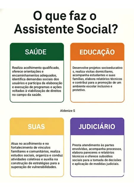 O que o assistente social faz? Saúde, educação, segurança publica | PDF