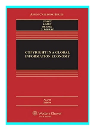 hardcover_ Copyright in A Global Information Economy Aspen Casebook review *E-books_online*