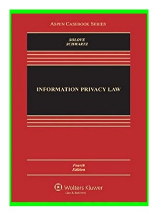 download_ Information Privacy Law Aspen Casebook review 'Read_online'