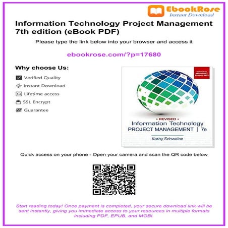 (Original PDF) Information Technology Project Management, Revised 7th ...