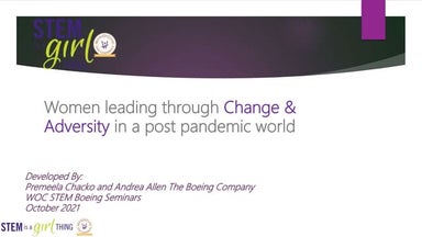 Women leading through Change & Adversity in a post pandemic world 