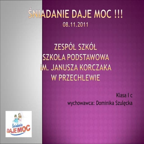 Śniadanie Daje Moc | PPT