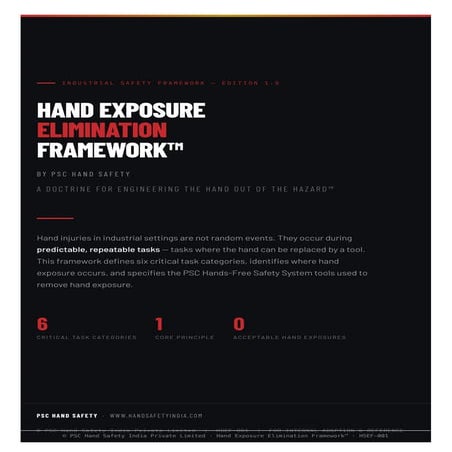 Hand Exposure Elimination Framework for Industrial Safety Operations | PDF