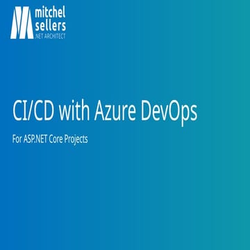 Azure DevOps CI/CD For Beginners | PPTX