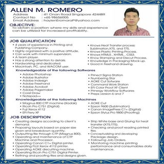 Allen Romero Resume and Portfolio
