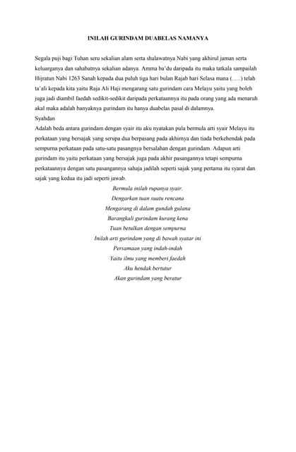 ANTOLOGI SYAIR KELAS 9J - SMPN 1 CIPANAS - JAGUAR PETANG 