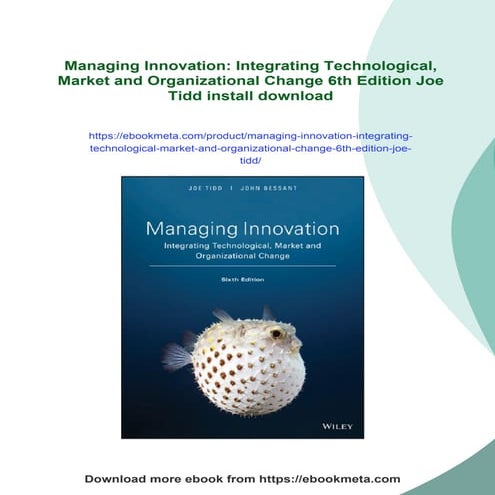 Managing Innovation: Integrating Technological, Market and Organizational Cha...