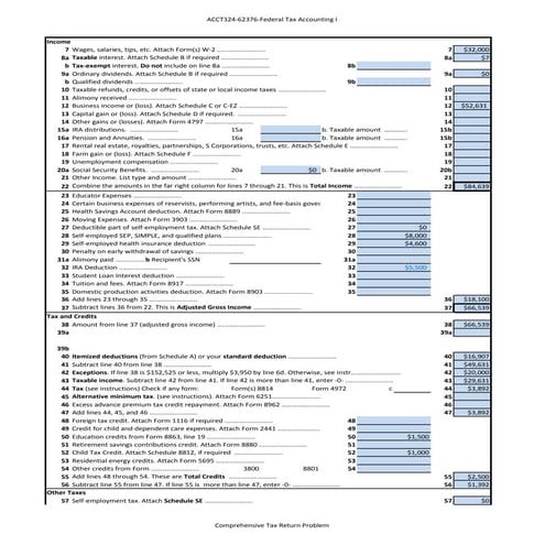 Sample 1040-2015 | PDF