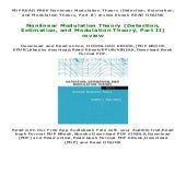 Estimation And Modulation Theory – USQFFI