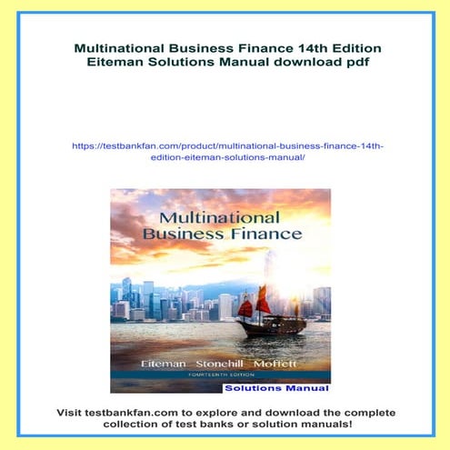 MULTINATIONAL BUSINESS FINANCE 15TH GLOBAL EDITION visual data 3