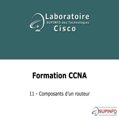 Composants routeur cisco et différent mode de Configuration
