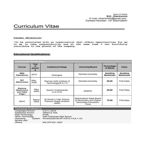 CV eng updated | PDF