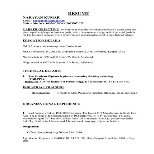 DEEPAM PILLAI BABU resume | PDF