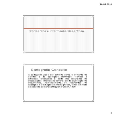 17 ª aula cartografia e informação geográfica