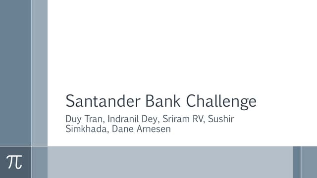 Build Deep Learning model to identify santader bank's dissatisfied customers