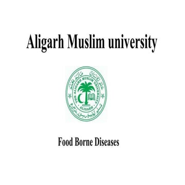 FOOD BORNE DISEASES