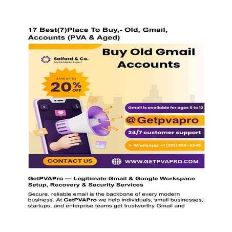17 Best(7)Place To Buy,- Old, Gmail, Accounts (PVA & Aged).pdf