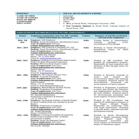 Development CV | DOCX