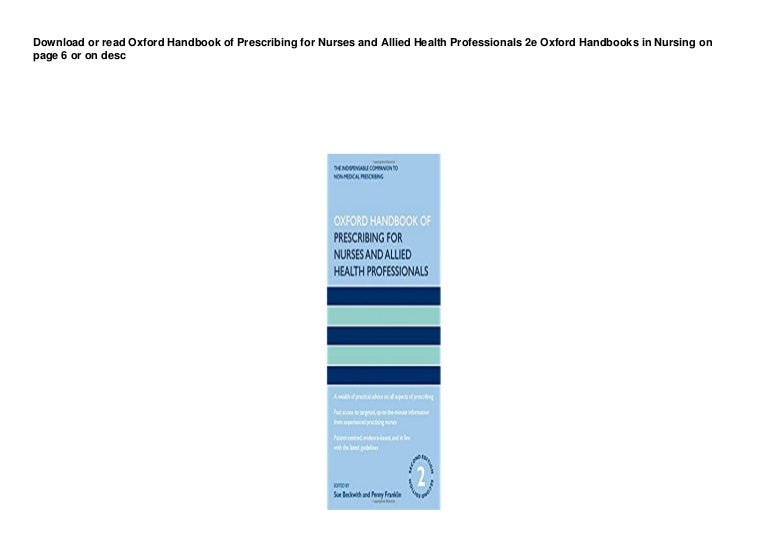 DL Oxford Handbook of Prescribing for Nurses and Allied Health Professionals 2e Oxford Handbooks in Nursing buuk 3 17c1753e53f 210929065506 thumbnail 4