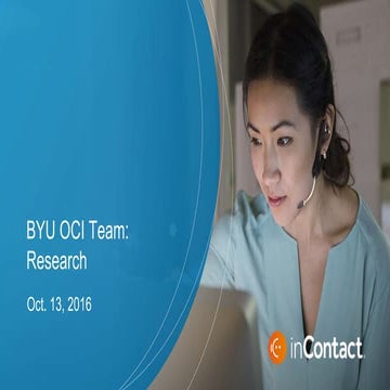 inContact Data Research 