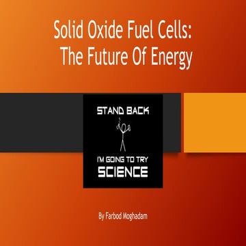 Solid Oxide Fuel Cells Presentation