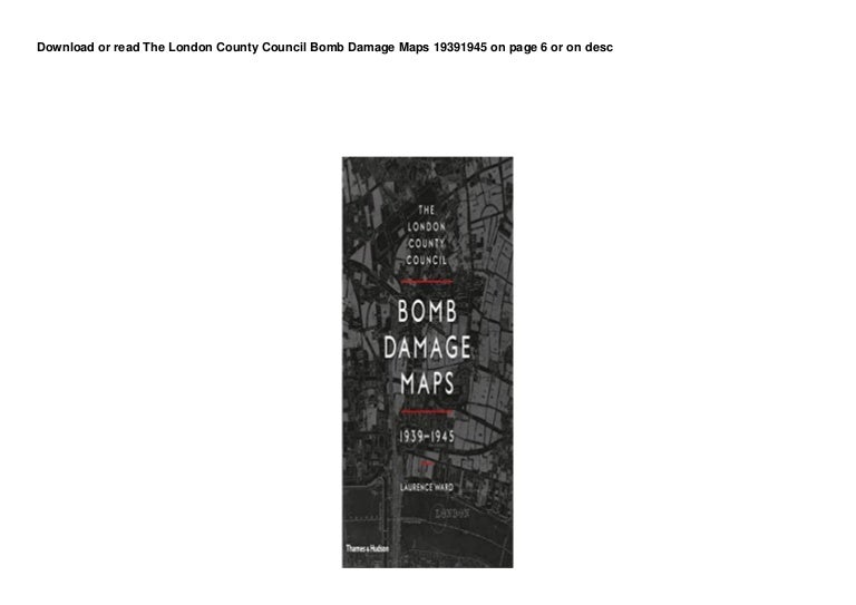 FR33 BUUK The London County Council Bomb Damage Maps 19391945 pedeef 3 17cff570e93 211115094551 thumbnail 4