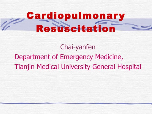 First Aid & CPR | PPT