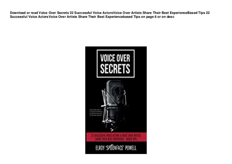BUUK DL Voice Over Secrets 22 Successful Voice ActorsVoice Over Artists Share Their Best ExperienceBased Tips 22 Successful Voice ActorsVoice Over Artists Share Their Best 3 17d25d351b3 211124051518 thumbnail 4