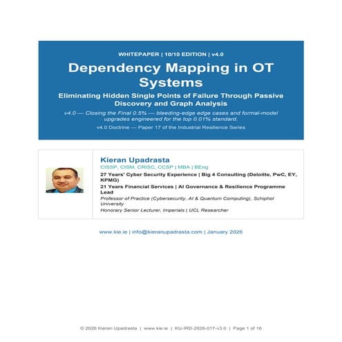 Dependency Mapping in OT Systems: Passive Discovery and Graph Analysis ...