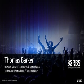 [Elite Camp 2016] Thomas Barker - From Zero to In-House Optimisation Superstars