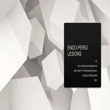 ENDO-PERIO LESIONS