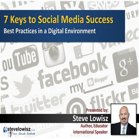 7 Keys to Social media success April 2014