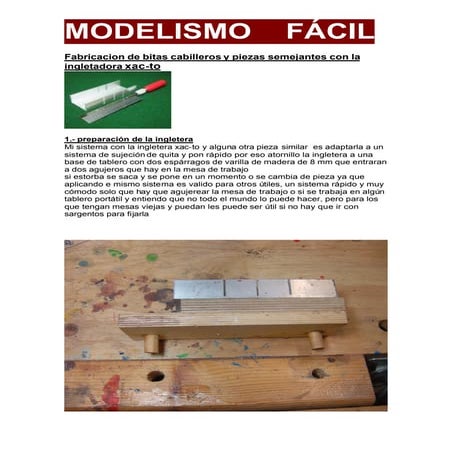 Fabricacion de bitas iguales 169