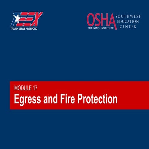 Workplace Safety - Fire Protection and Prevention