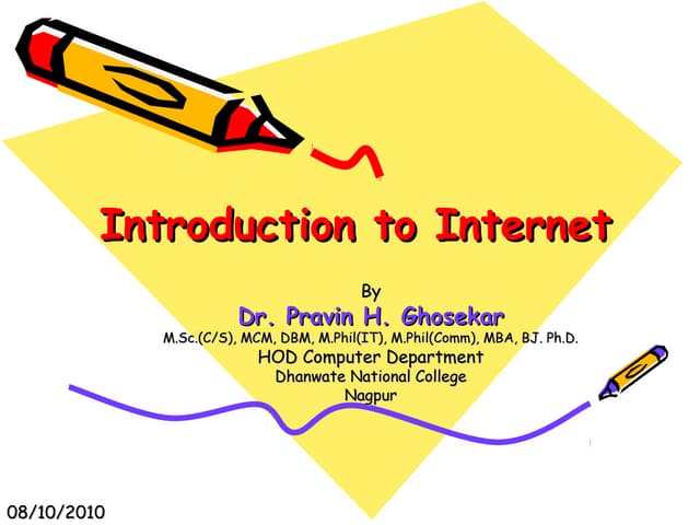 Introduction to Internet