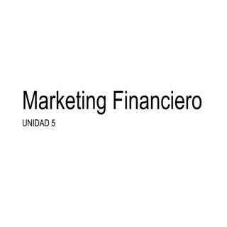 17 marketing financiero