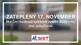Zateplený 17. november