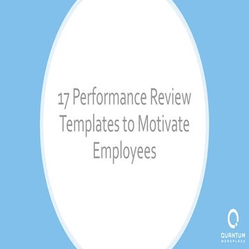 17 Performance Review Templates to Motivate Employees