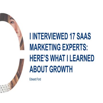17 SaaS marketing experts weigh in on growth