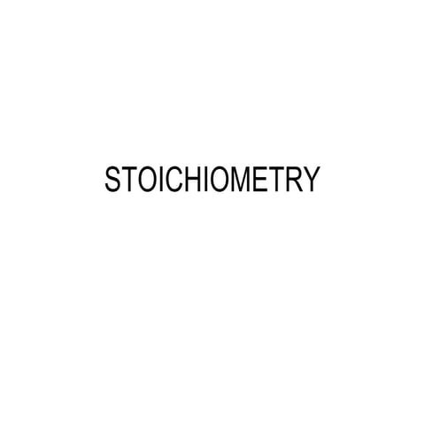 17 stoichiometry