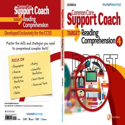 Georgia Common Core Support Coach, CCGPS Edition, Target: Reading ...