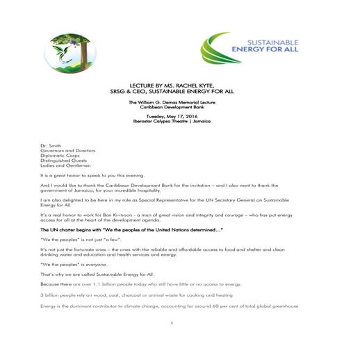 17th William G. Demas Memorial Lecture