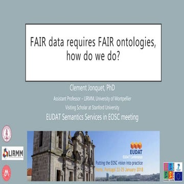 FAIR data requires FAIR ontologies, how do we do?