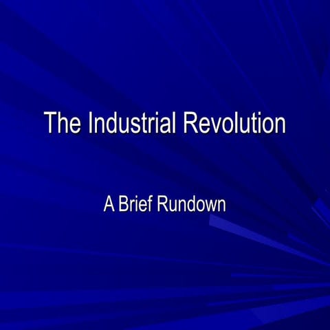 18.1 b  chapter 18 powerpoint the industrial revolution (revised 10 13-13)