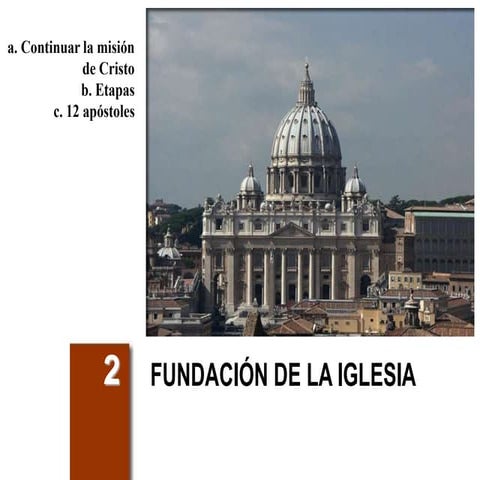 18.2 fundación de la iglesia