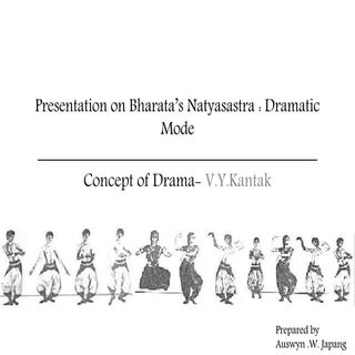 Natyasastra: Dramatic Mode in light...