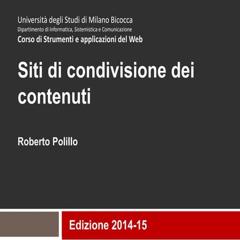 18. Content sharing sites