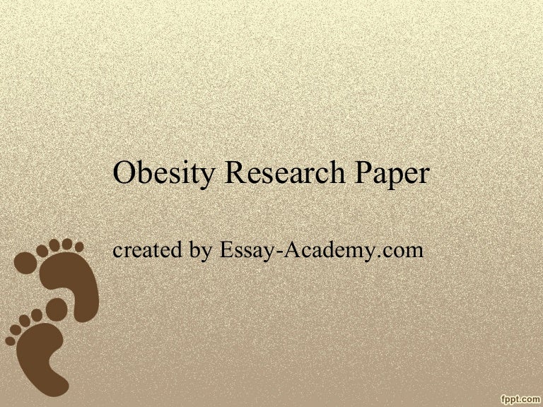 research title for obesity